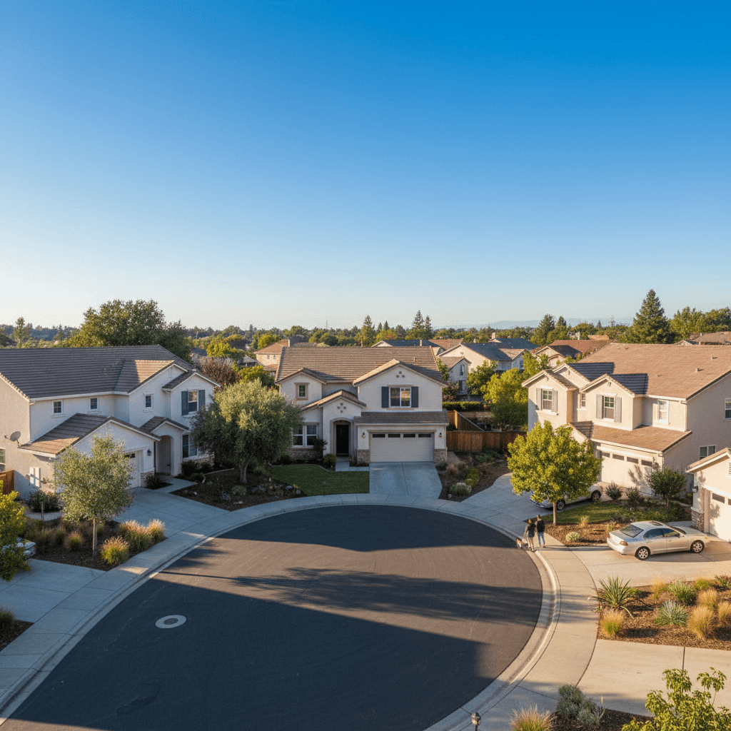 Folsom, California residential neighborhood